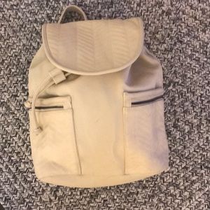 Cream backpack